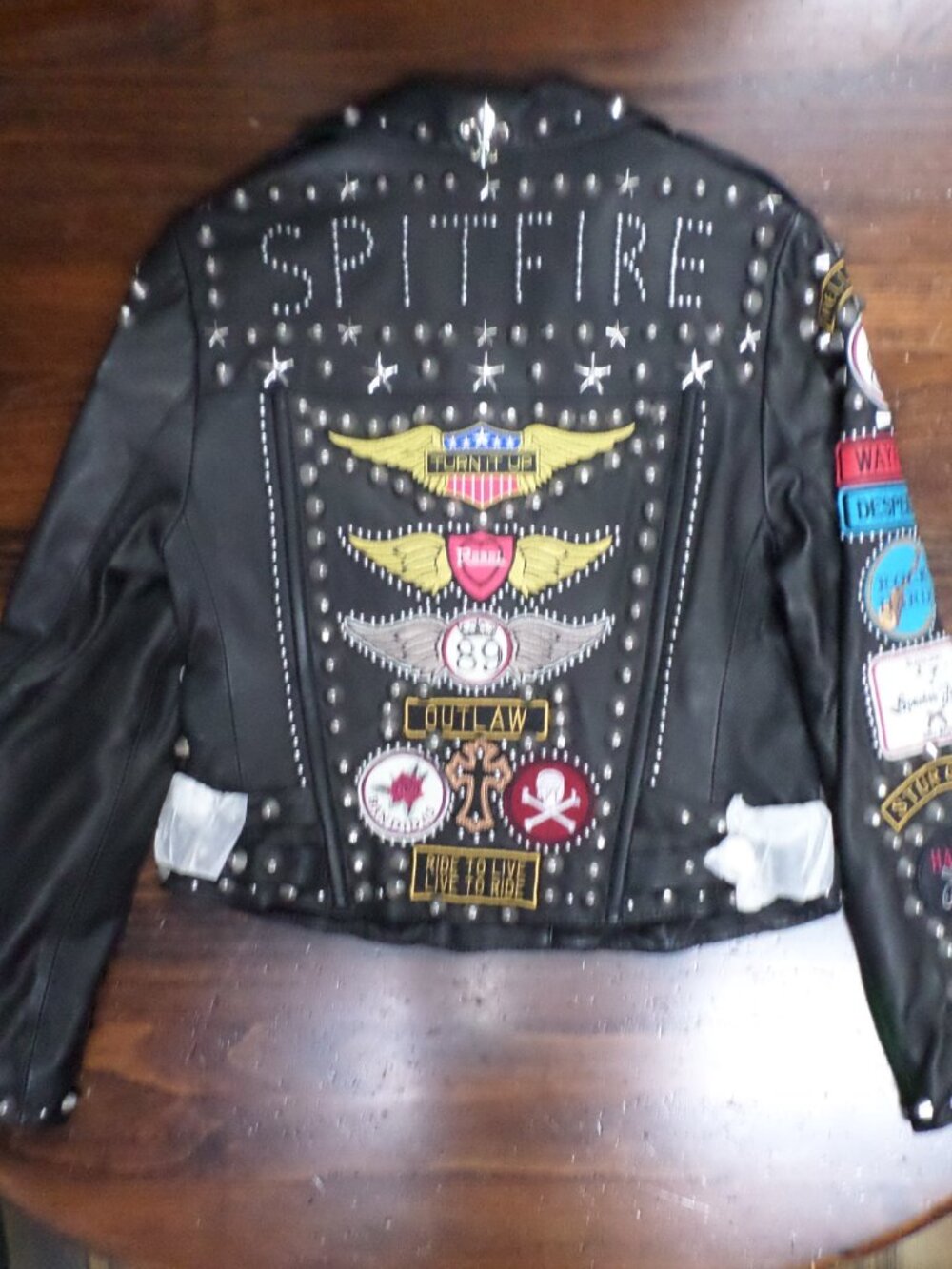 DOUBLE D RANCH Angels on Horseback Biker Jacket - Picture 8 of 9